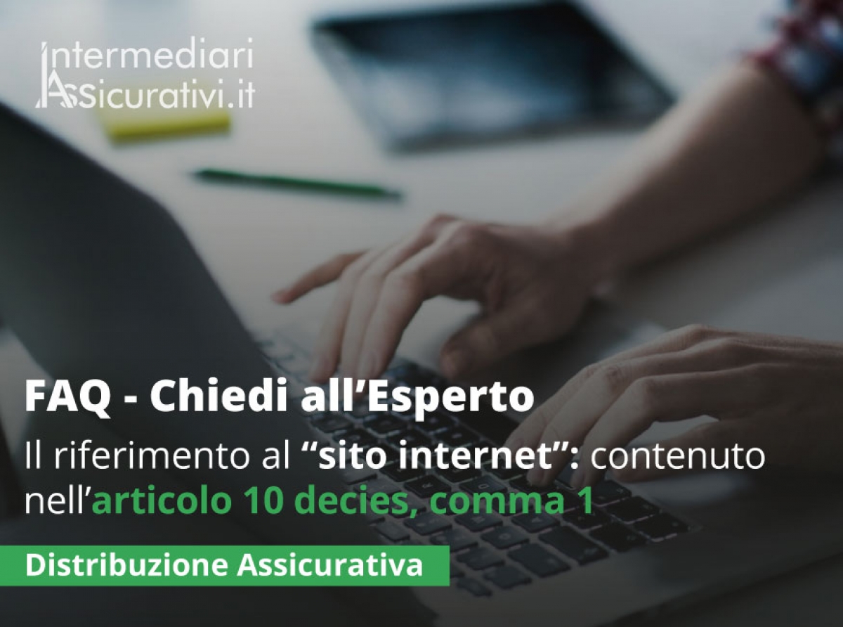 Come va interpretato il riferimento al “sito internet” contenuto nell’articolo 10 decies, comma 1?